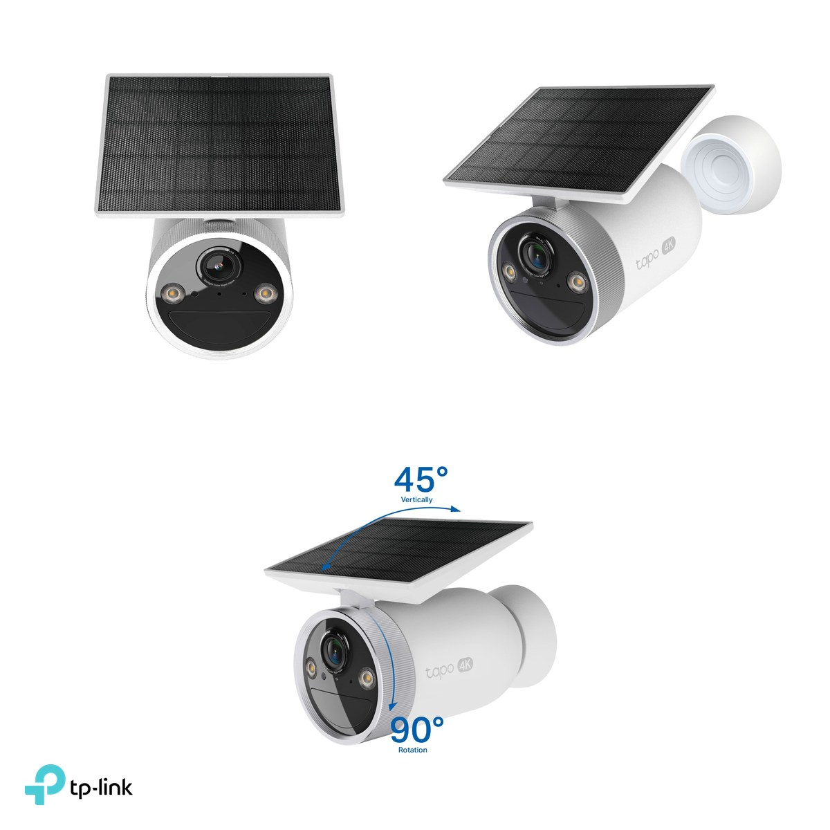 Camera de supraveghere exterior TP-Link Tapo C465, 4K 8MP, acumulator 7800 mAh si panou solar incorporat, Wi-Fi dual band, AI, vedere nocturna color, IP65, alb [4]