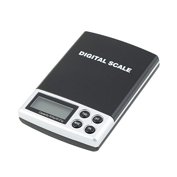 Cantar digital LCD de buzunar,capacitate 500g,diviziune 0.1g,argintiu [4]