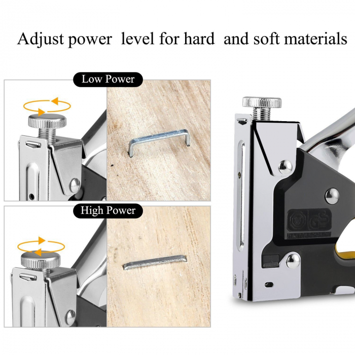 Capsator cu capse,multifunctional,pentru decorare,fixare materiale,4-14mm [5]