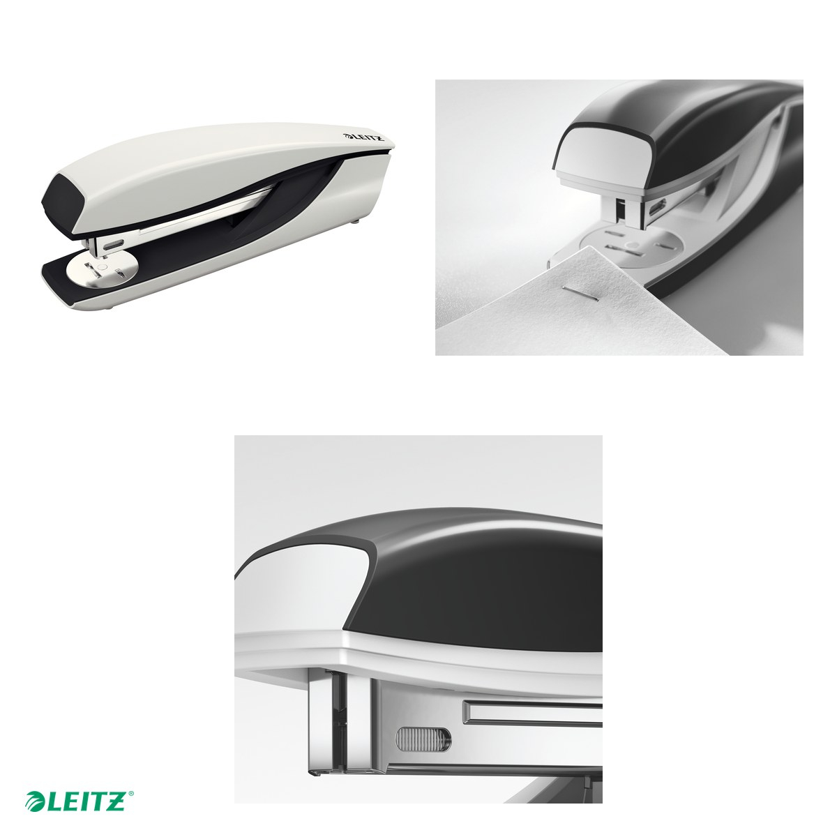 Capsator metalic Leitz 5504 NeXXt Series, capsare 40 coli, 200 capse P3 incluse, gri [4]