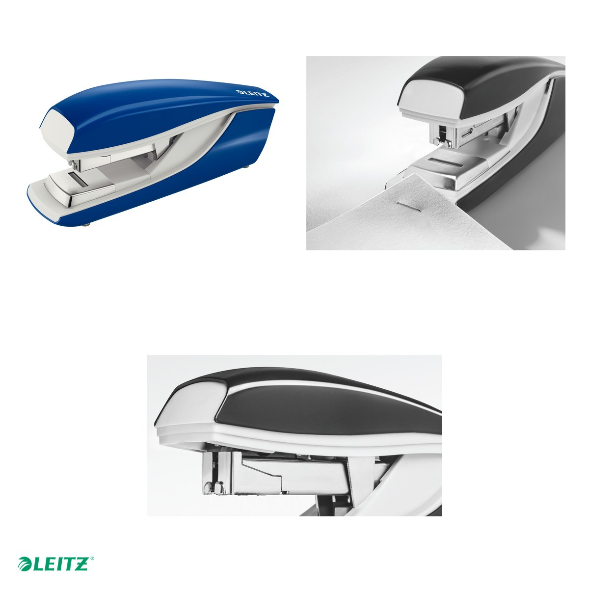 Capsator metalic Leitz NeXXt Series 5523, capsare plata, capacitate de capsare: 40 coli (80 g), albastru [4]
