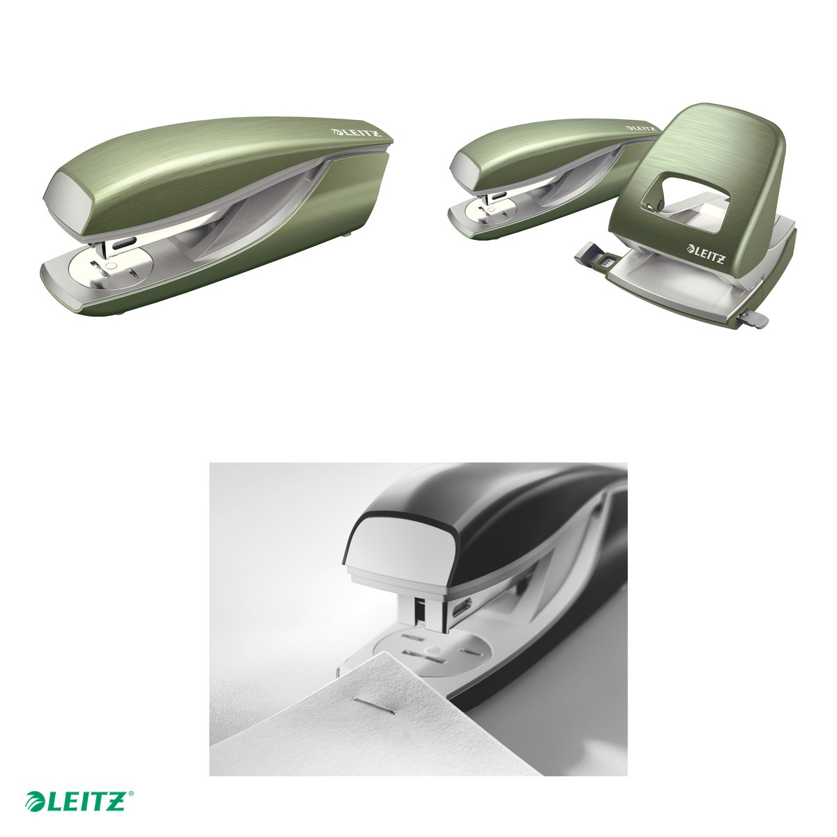 Capsator metalic Leitz Style 5562 NeXXt Series, capsare 30 coli, 200 capse P3 incluse, fistic [4]