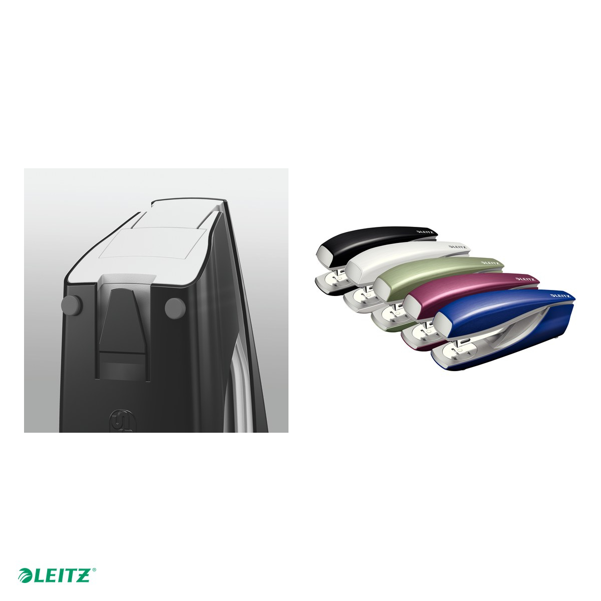 Capsator metalic Leitz Style 5562 NeXXt Series, capsare 30 coli, 200 capse P3 incluse, negru Satin [5]