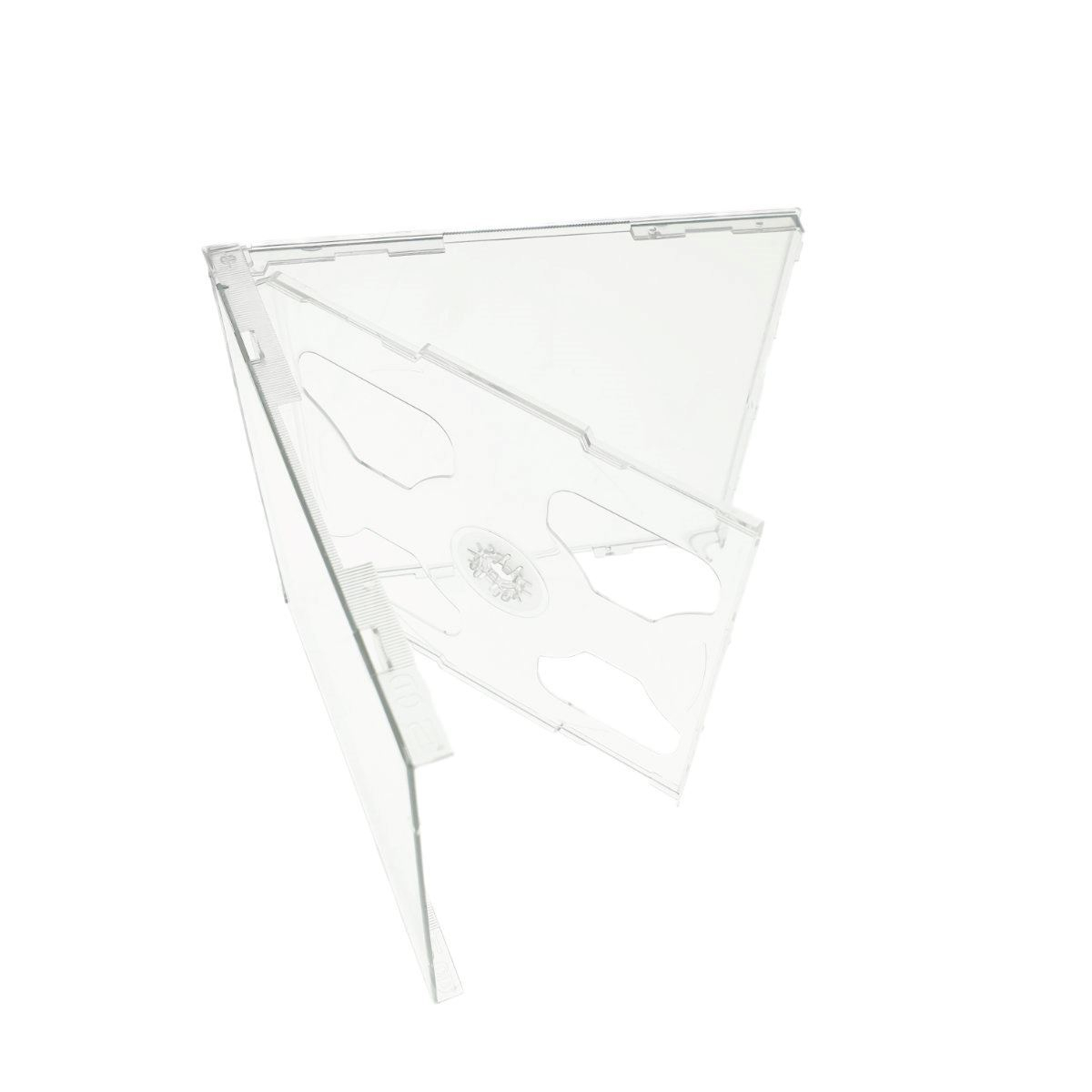 Carcasa 2 CD Regular 10.2mm, Omega 44845 ,transparenta [3]