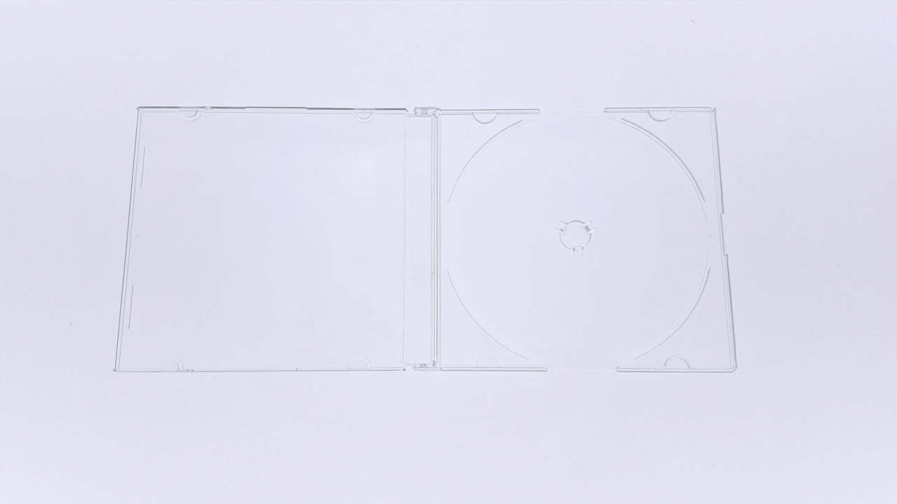 Carcasa CD Slim , Omega 56621 , HQ , 5.2mm , transparenta [5]