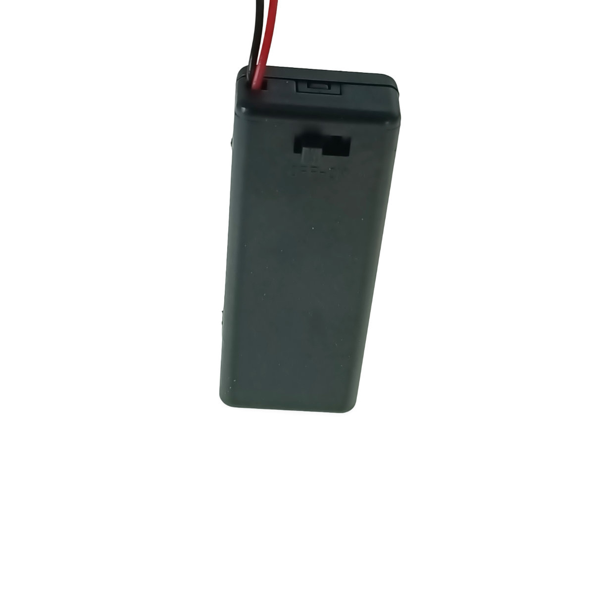Carcasa cu capac si conectori cu 2 fire, pentru 2 baterii tip AAA-R3, PR-2666-04801, buton On/Off, neagra [5]