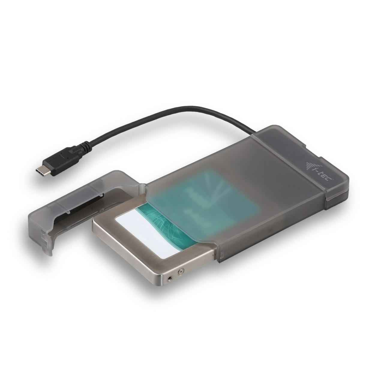 Carcasa externa MySafe i-tec, USB-C 3.1 pentru HDD/SSD 2.5'' SATA, neagra [10]