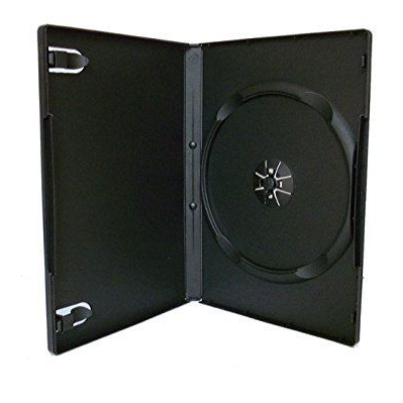 Carcasa standard pentru 1 DVD, 14 mm, neagra [4]