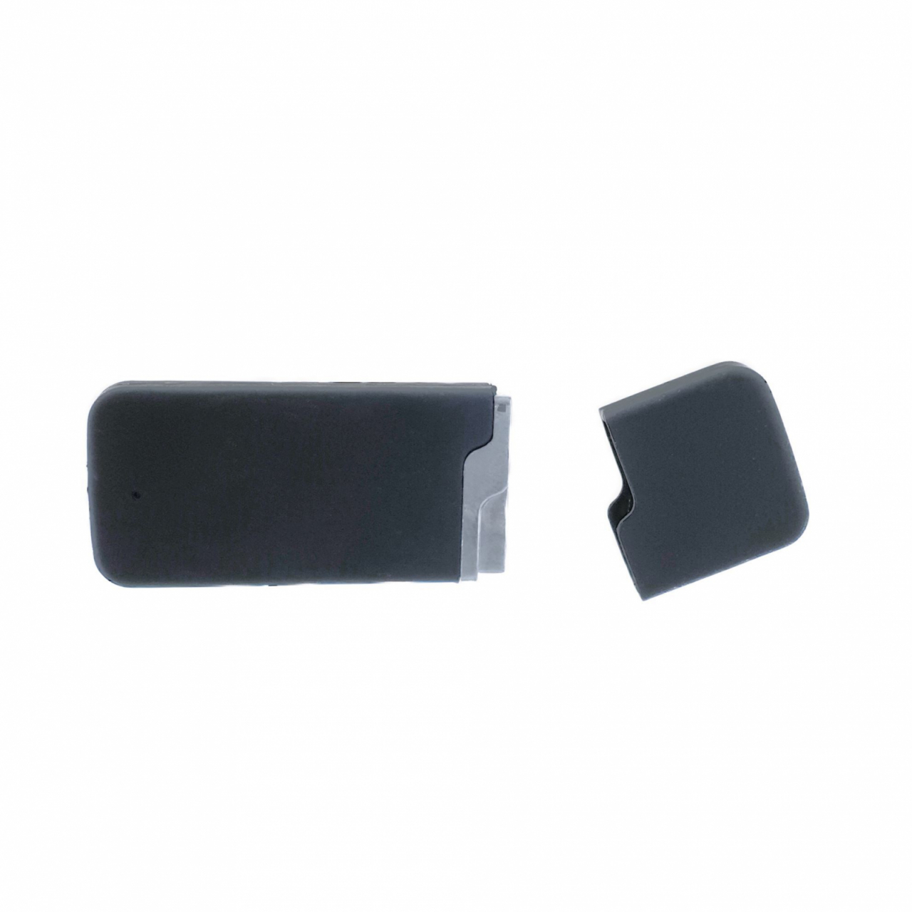 Carcasa USB-03RB, pentru memorie USB, cu capac, cauciucata, neagra [5]
