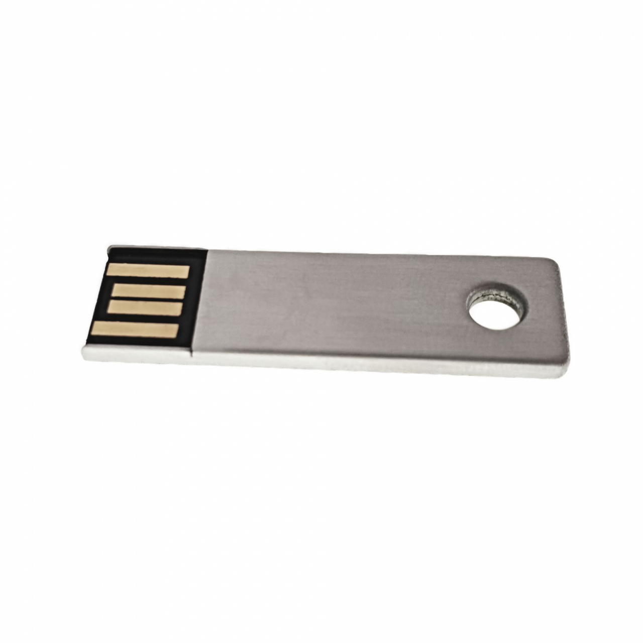 Carcasa USB-04 ,pentru memorie USB, din metal, argintie [3]