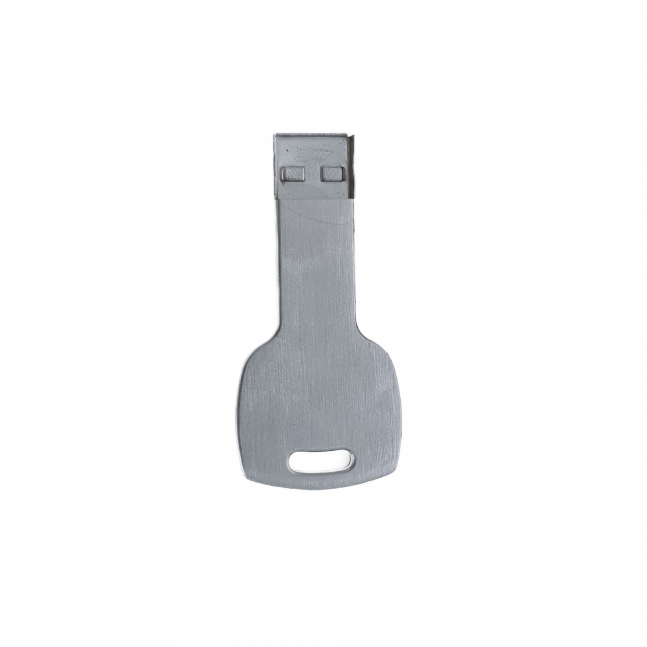 Carcasa USB-05,pentru memorie USB,tip cheie metalica,argintie [3]
