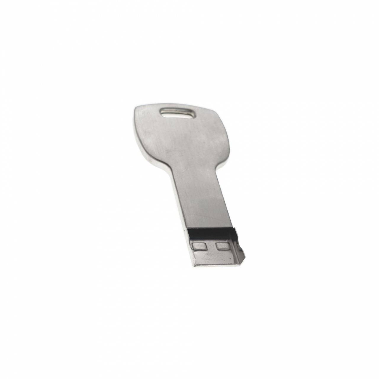 Carcasa USB-05,pentru memorie USB,tip cheie metalica,argintie [4]