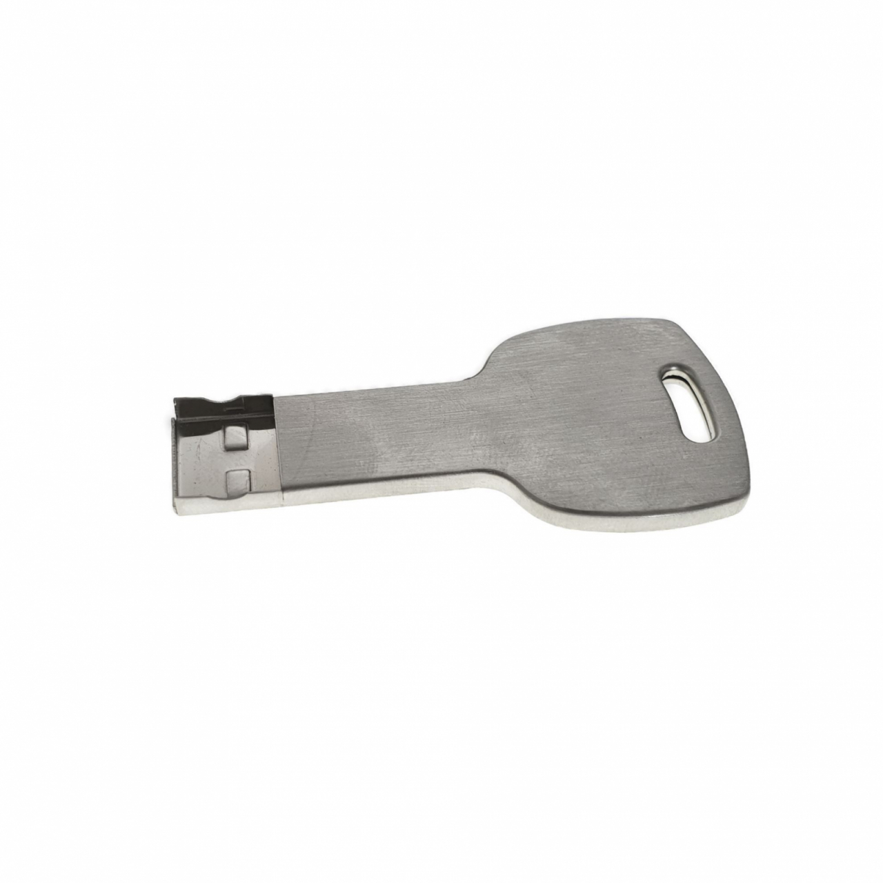 Carcasa USB-05,pentru memorie USB,tip cheie metalica,argintie [2]