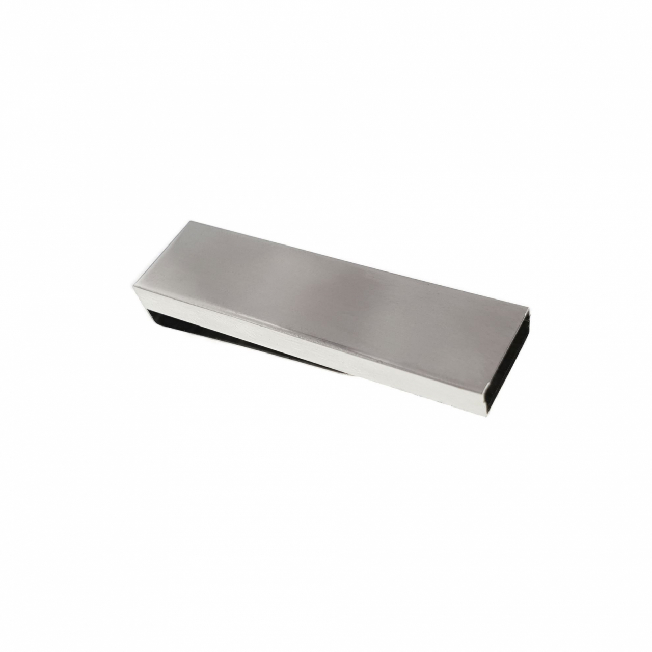 Carcasa USB-06 ,pentru memorie USB, din metal, cu clip, argintie [2]