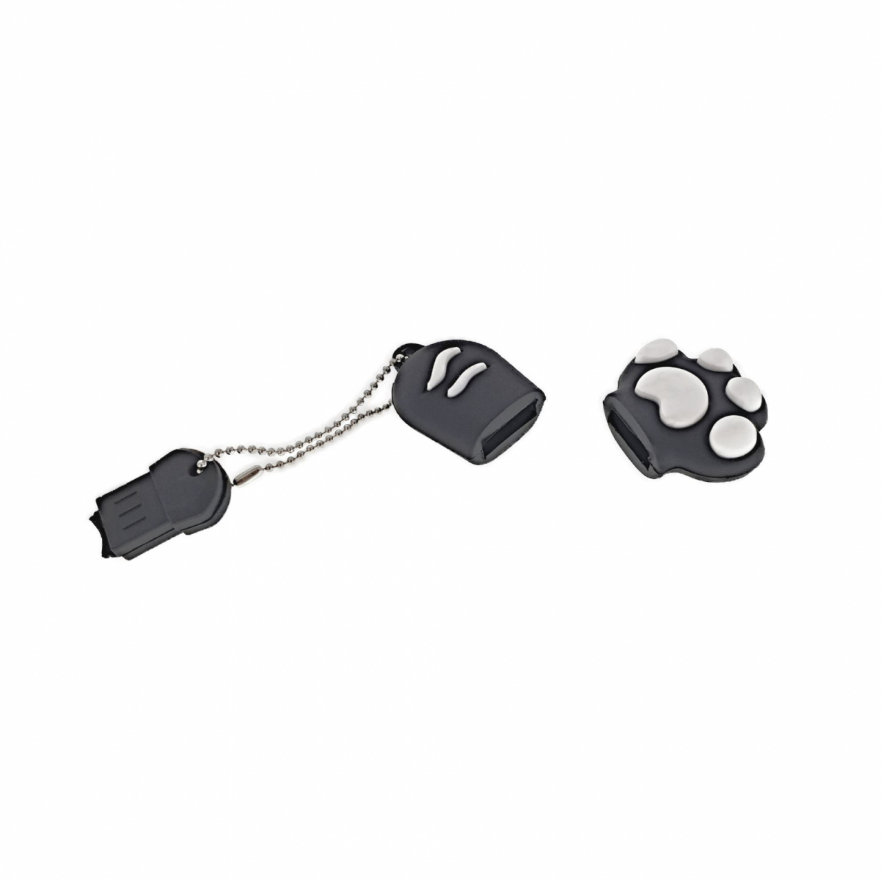 Carcasa USB-11B ,pentru memorie USB, figurina din cauciuc, neagra [2]