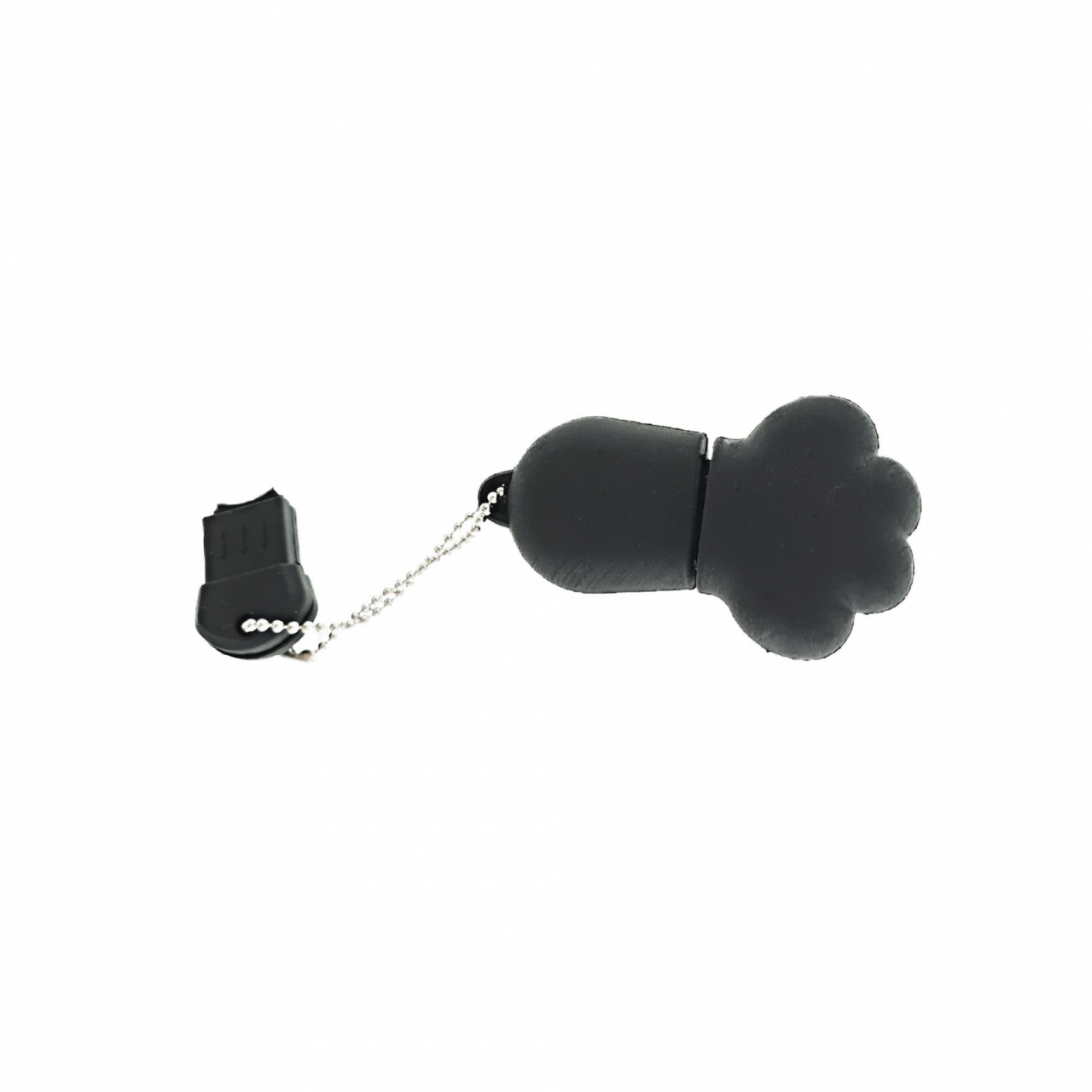 Carcasa USB-11B ,pentru memorie USB, figurina din cauciuc, neagra [4]