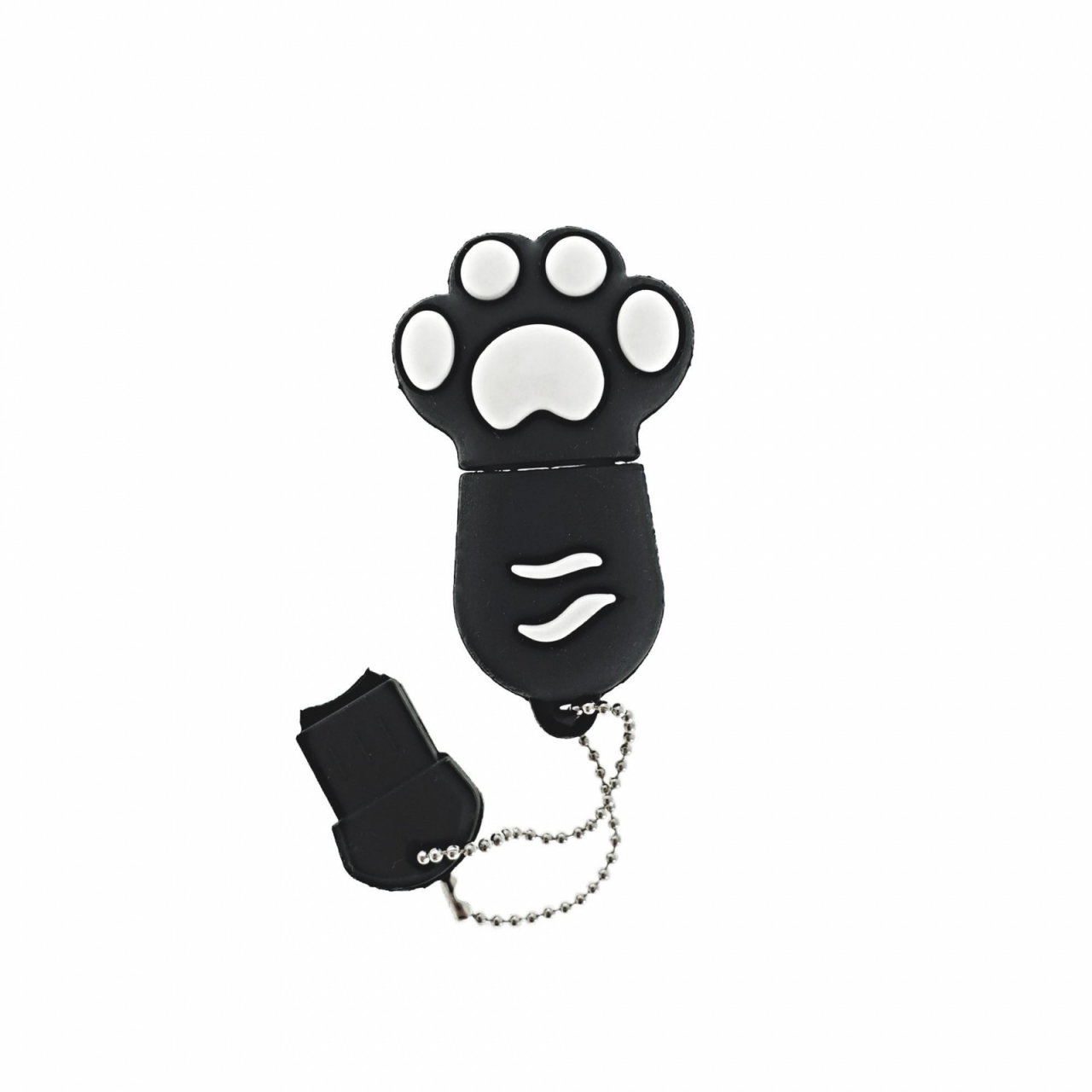 Carcasa USB-11B ,pentru memorie USB, figurina din cauciuc, neagra [1]
