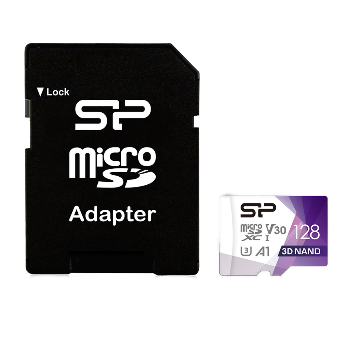 Card de memorie MicroSDXC 128 Gb, Silicon Power Superior Pro, UHS-I, U3, V30, A1 100/80/MB/s, cu adaptor [1]