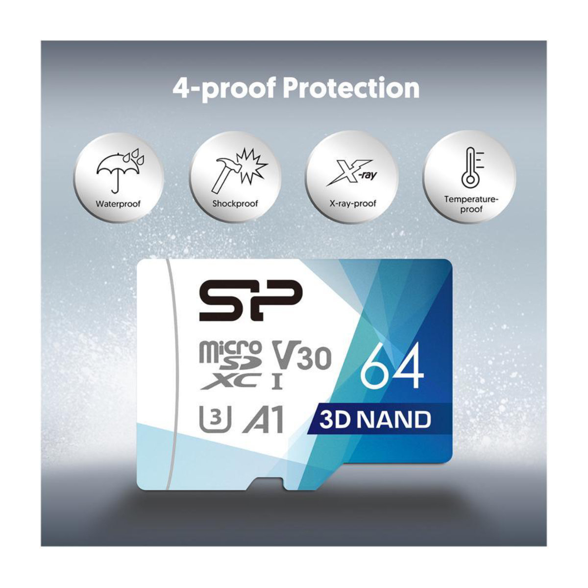 Card de memorie MicroSDXC 64 Gb, Silicon Power Superior Pro, UHS-I, U3, V30, A1 100/80/MB/s, cu adaptor [5]