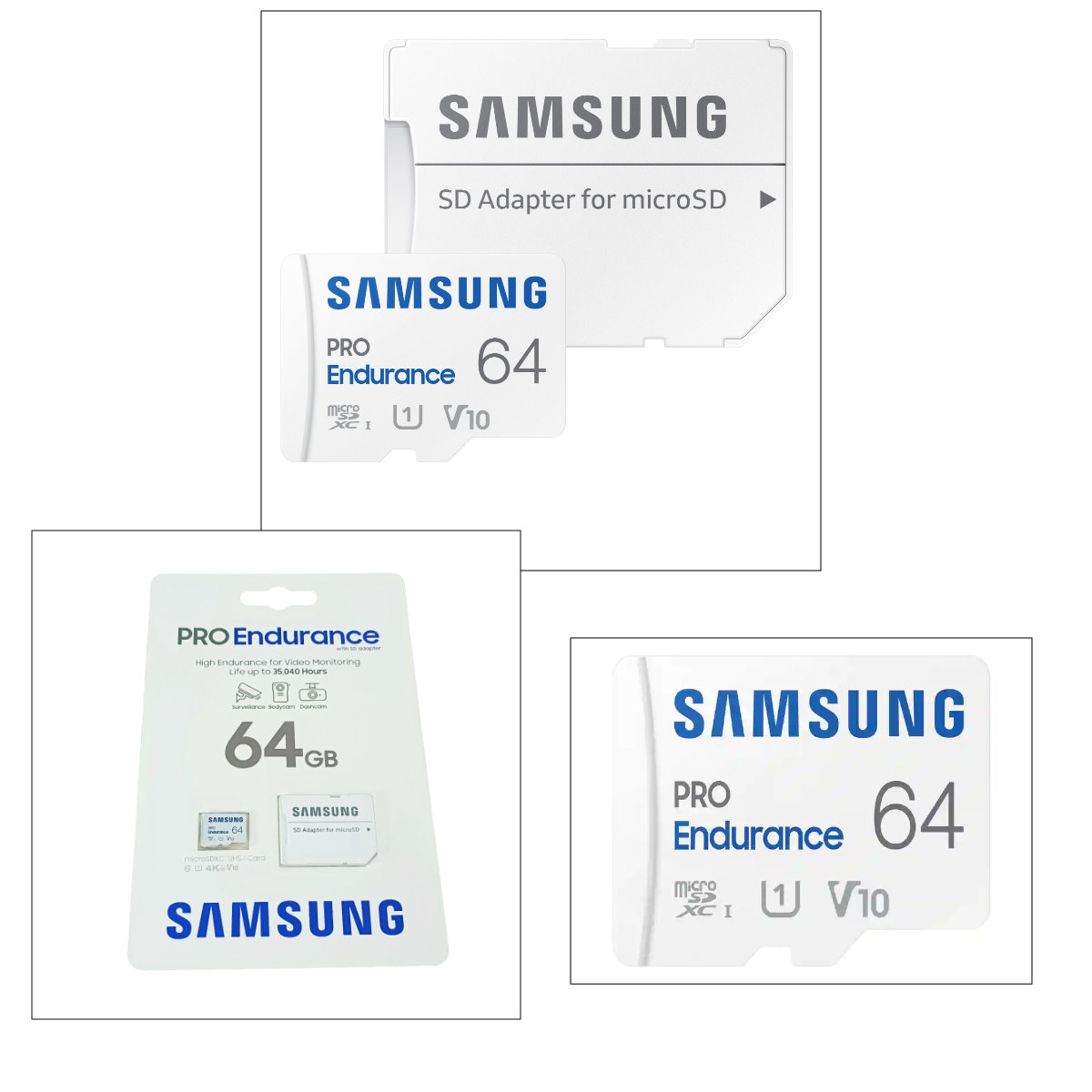 Card microSDHC 64 Gb, Samsung Pro Endurance, U1, V10, 100/30/Mb/s, cu adaptor [3]