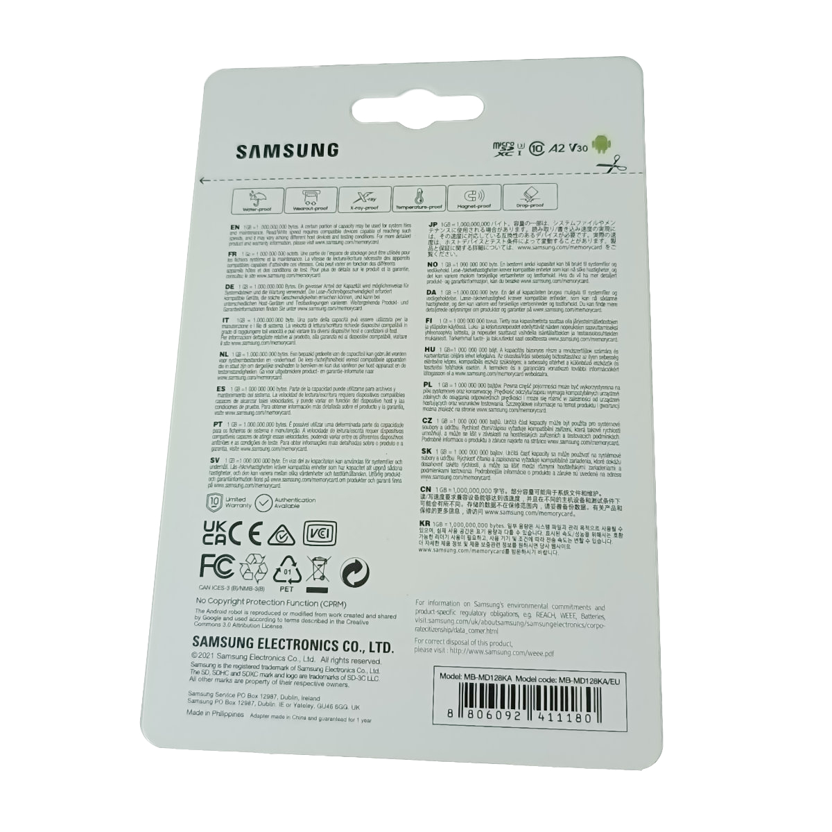 Card microSDXC 128 Gb, Samsung Pro Plus, U3, A2, V30, 160/120/Mb/s, cu adaptor [6]