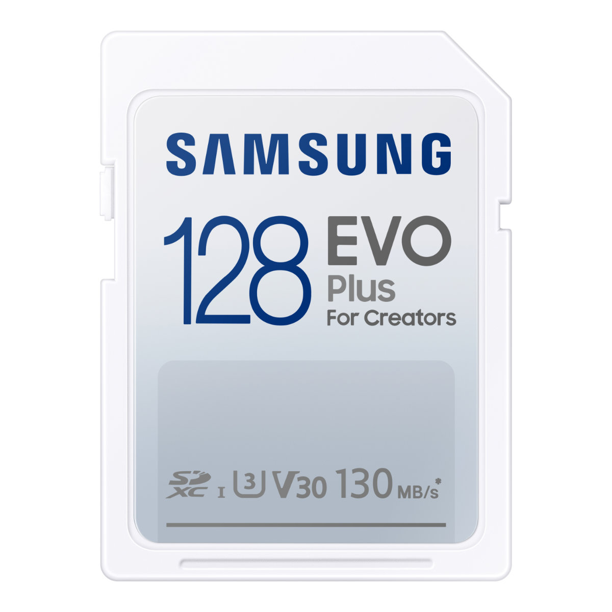 Card SDXC 128 Gb, Samsung Evo Plus for Creators, U3, V30, 130Mb/s [1]
