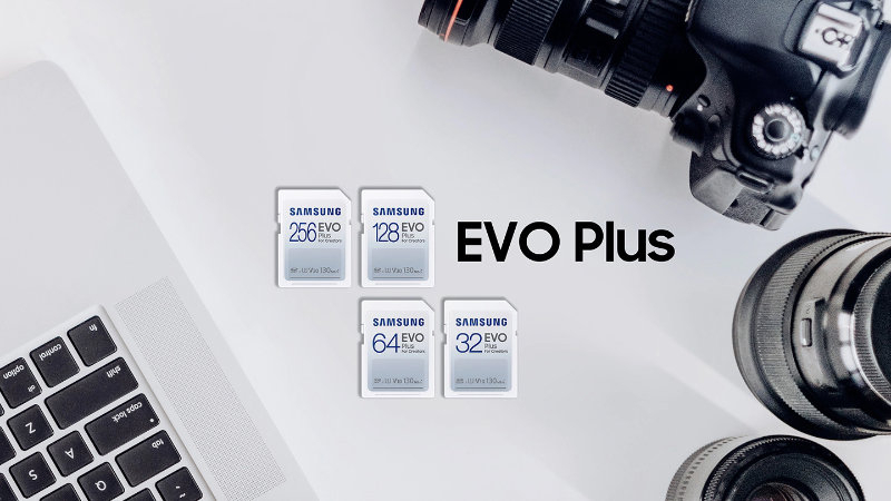 Card SDXC 128 Gb, Samsung Evo Plus for Creators, U3, V30, 130Mb/s [7]