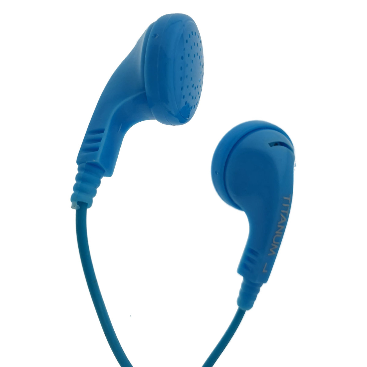 Casti audio stereo, in-ear, Titanum 91906, conector jack 3.5mm, cablu 115 cm, albastre [1]