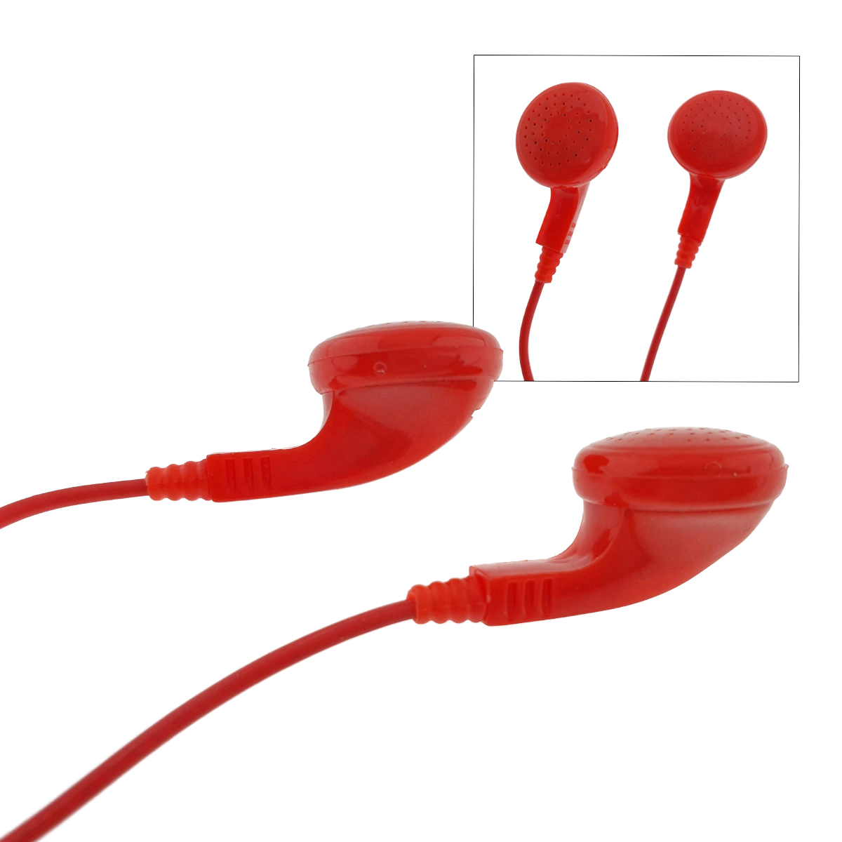 Casti audio stereo, in-ear, Titanum 91908, conector jack 3.5mm, cablu 115 cm, rosii [3]