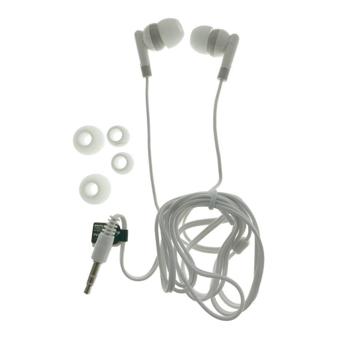 Casti audio stereo in-ear, Titanum TH103, conector jack 3.5mm, cablu 120 cm, albe [2]