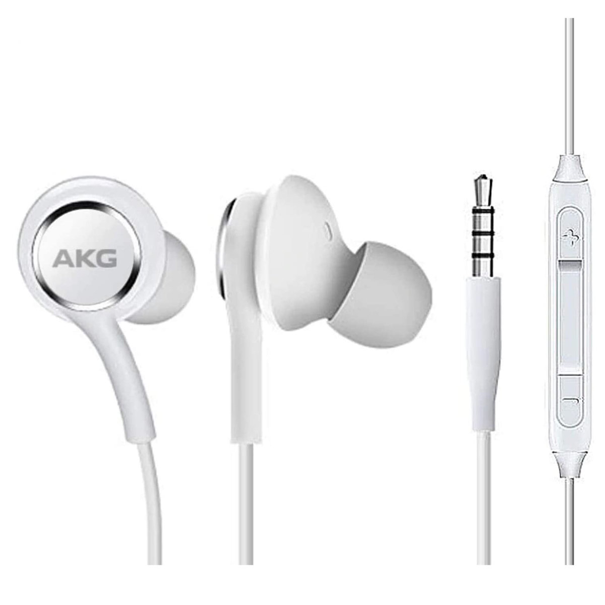 Casti cu microfon, Samsung AKG EO-IG955 GALAXY S10, control pe fir, cablu 115 cm, conector jack 3.5mm, albe [8]