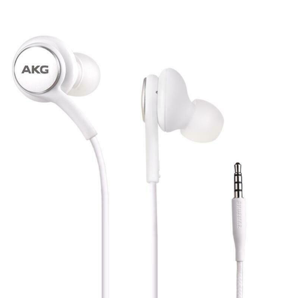 Casti cu microfon, Samsung AKG EO-IG955 GALAXY S10, control pe fir, cablu 115 cm, conector jack 3.5mm, albe [5]