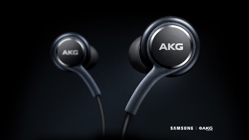 Casti cu microfon, Samsung AKG EO-IG955 GALAXY S10, control pe fir, cablu 115 cm, conector jack 3.5mm, negre [16]
