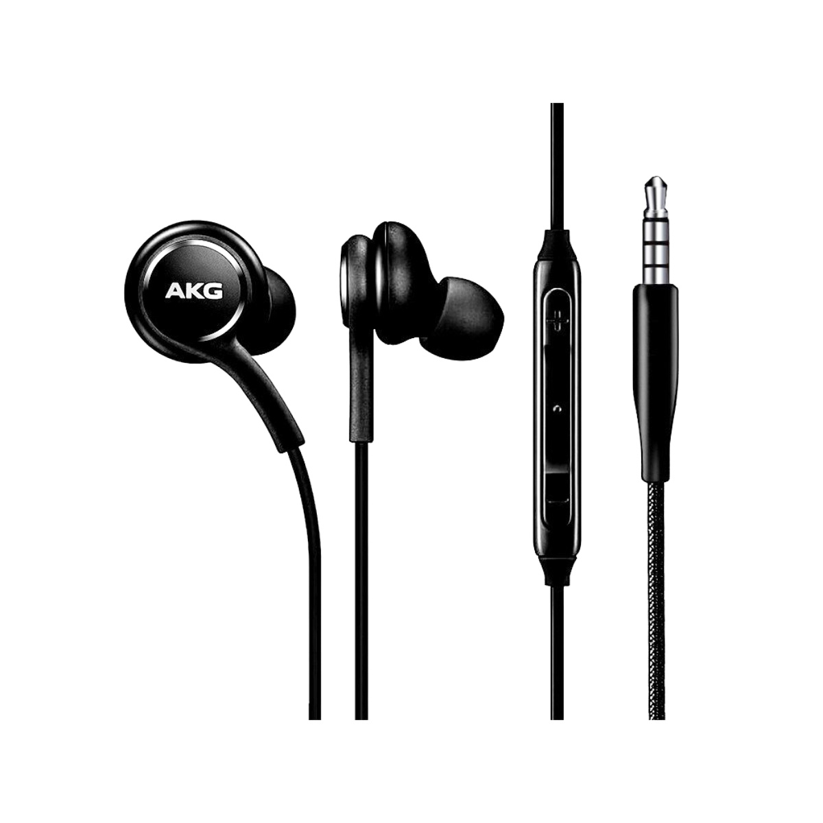 Casti cu microfon, Samsung AKG EO-IG955 GALAXY S10, control pe fir, cablu 115 cm, conector jack 3.5mm, negre [1]