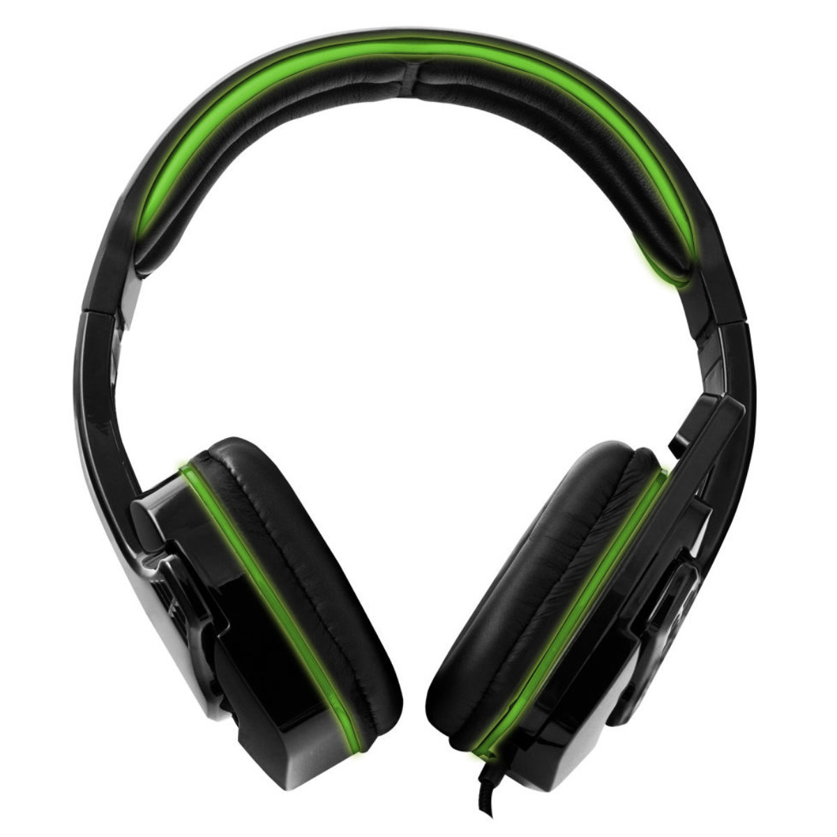 Casti gaming , Esperanza EGH310 Raven, cu microfon, cablu 2 m, negru cu verde [2]