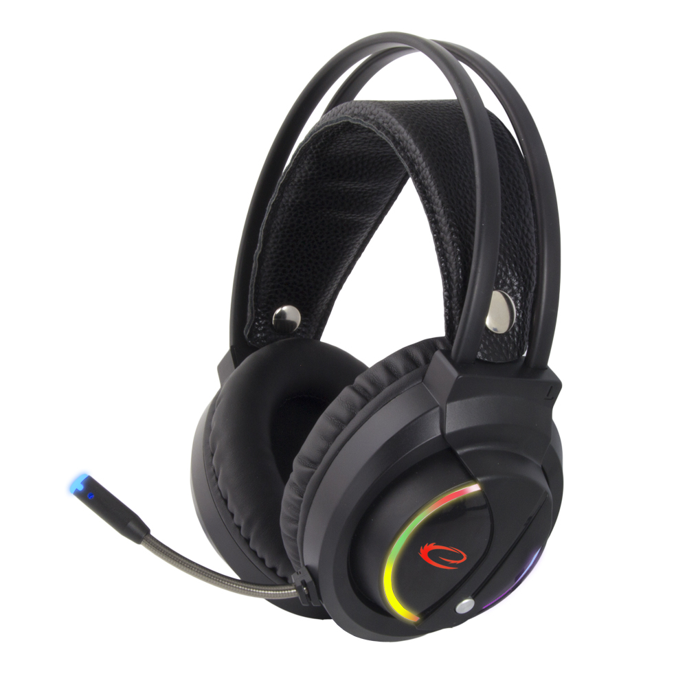 Casti gaming Esperanza EGH470, iluminare LED RGB NIGHTSHADE, cu microfon, Negre [3]