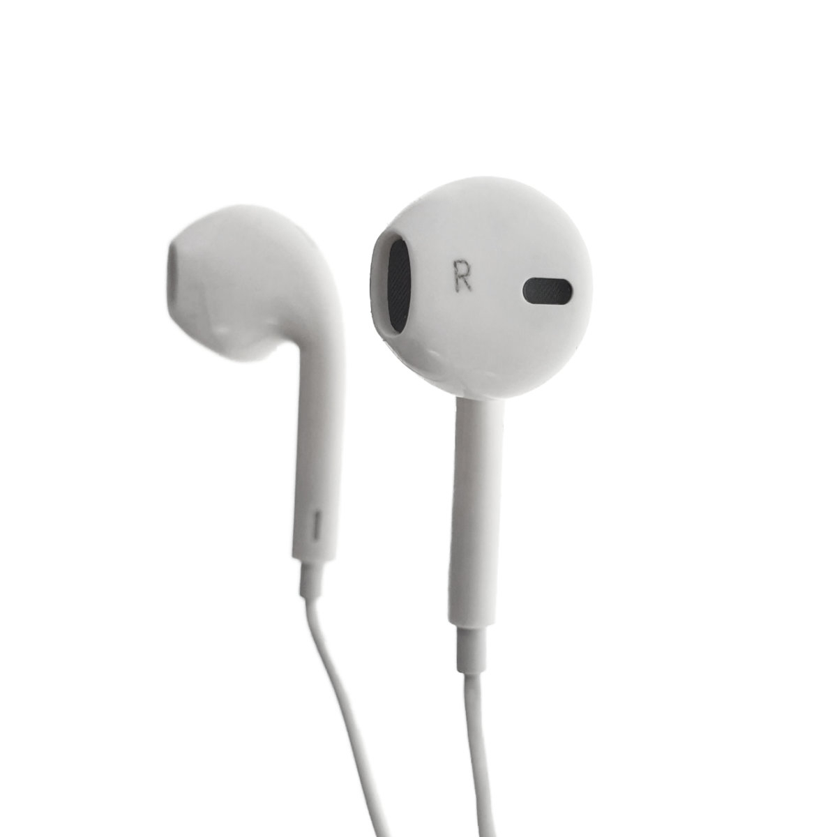 Casti in-ear , cu microfon, pentru telefon, hands-free, control volum pe fir, conector stereo jack 3.5mm, cablu 95cm, albe [9]