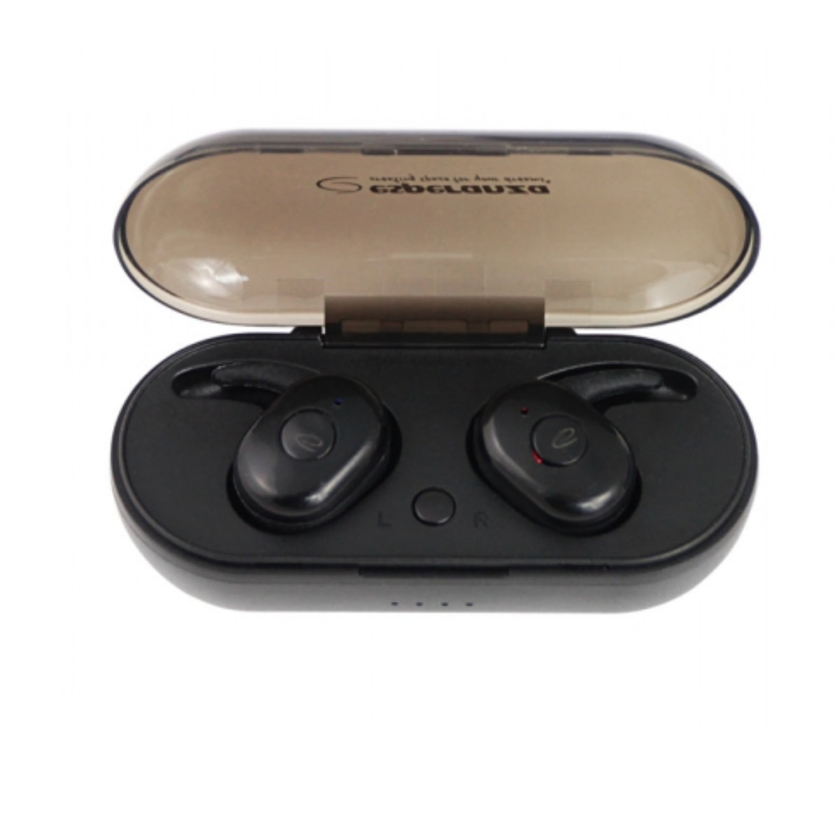 Casti In-Ear wireless, Esperanza Cardera 95826, Bluetooth v.5.0, TWS, cu statie de incarcare, negre [1]