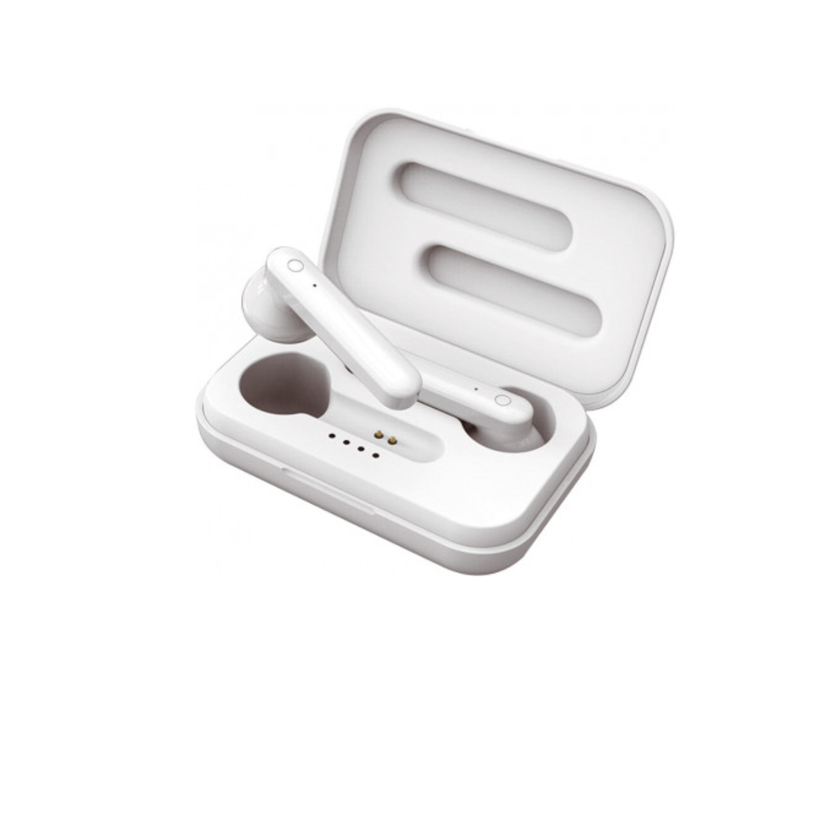 Casti In-Ear wireless, Platinet PM1040 Aura, Bluetooth v.5.0, cu statie de incarcare, albe [10]