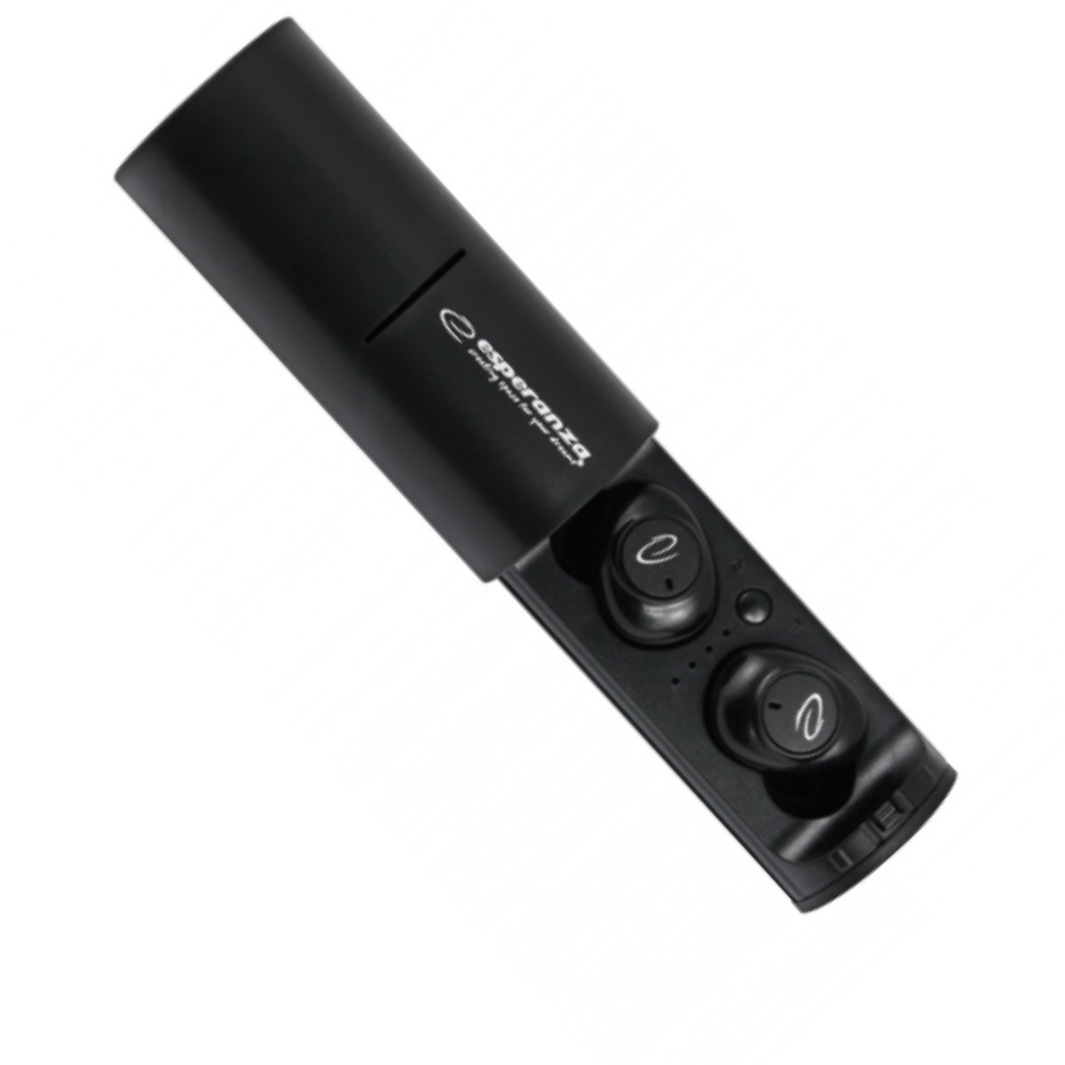 Casti In-Ear wireless TWS, Esperanza Laurel 95830, Bluetooth v.5.0, cu statie de incarcare si snur, negre [2]