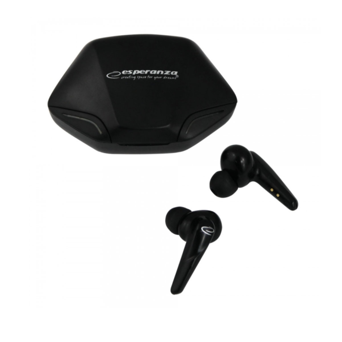 Casti In-Ear wireless TWS, Esperanza Sagitta 95838, Bluetooth v.5.0, cu statie de incarcare, negre [4]
