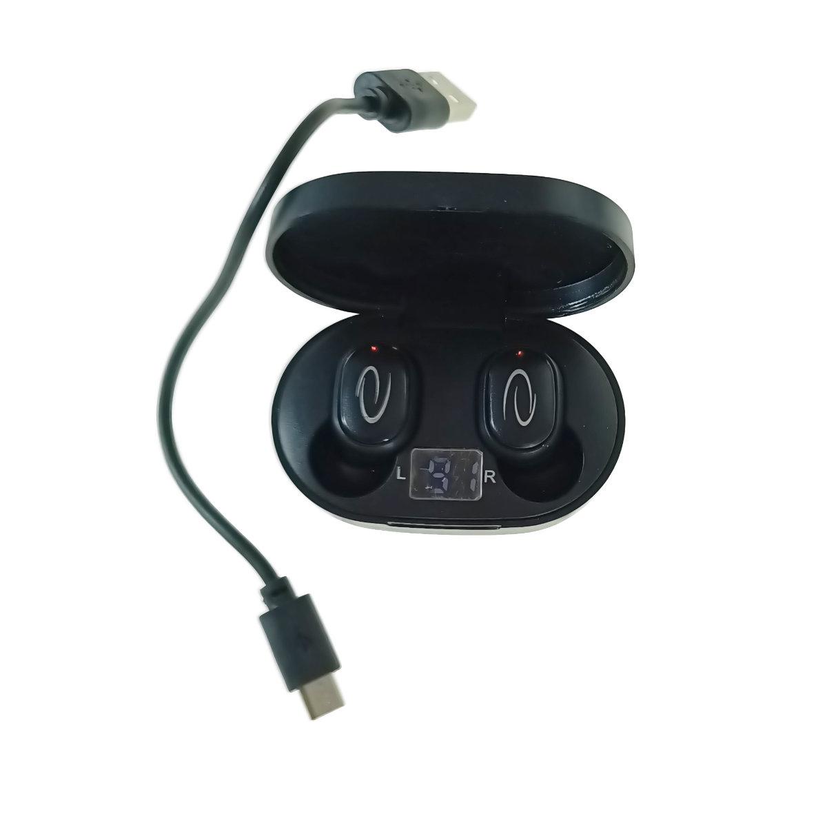 Casti In-Ear wireless TWS, Esperanza Tucana 95828, Bluetooth v.5.0, cu statie de incarcare, negre [6]