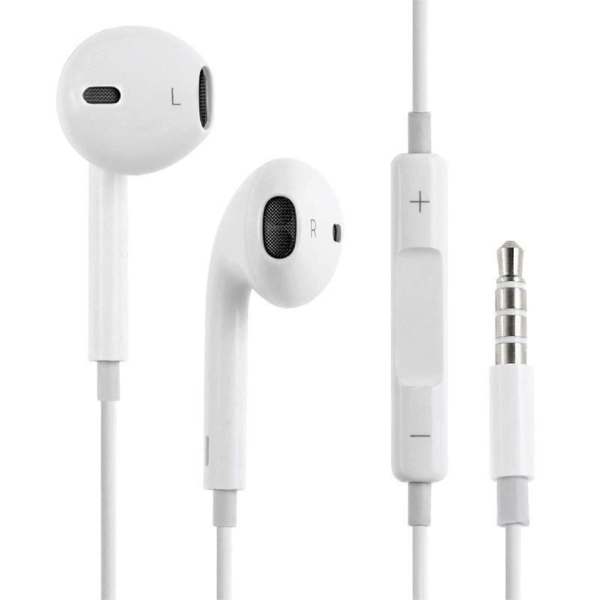 Casti stereo in-ear cu microfon, HOCO M1, conector Tip Jack 3.5 mm tata, control pe fir, lungime cablu 120 cm, albe [7]