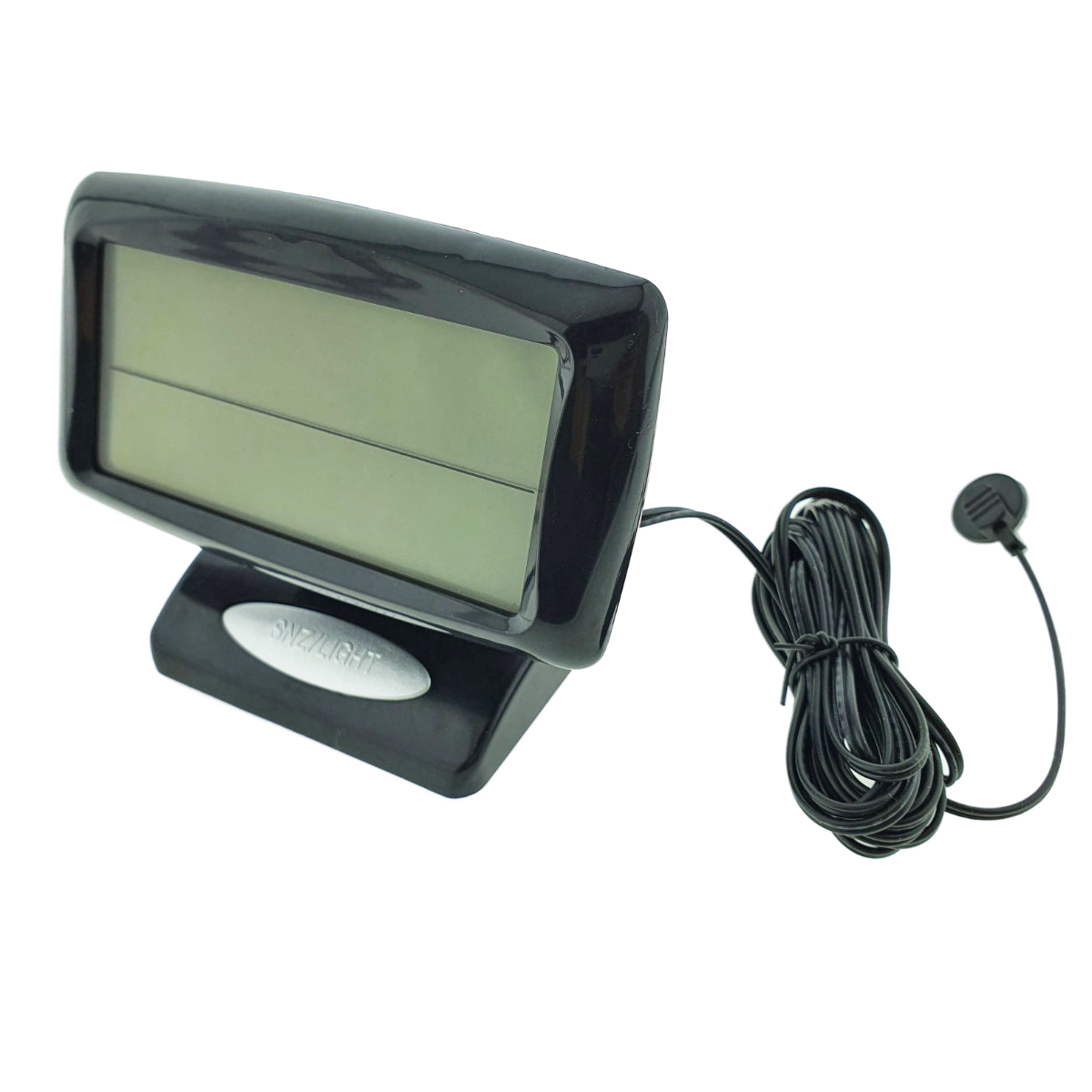 Ceas cu alarma, termometru de interior si exterior, PDX MD-350-2, senzor si cablu cu lungimea de 245 cm, negru [2]