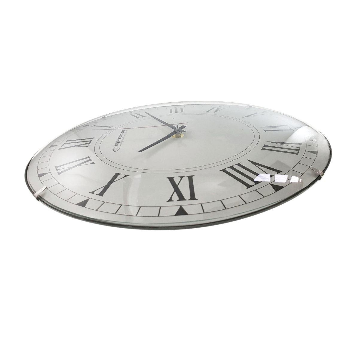 Ceas de perete Esperanza EHC018 ROMA, afisare cu cifre romane negre, fond alb, 300x34mm [7]