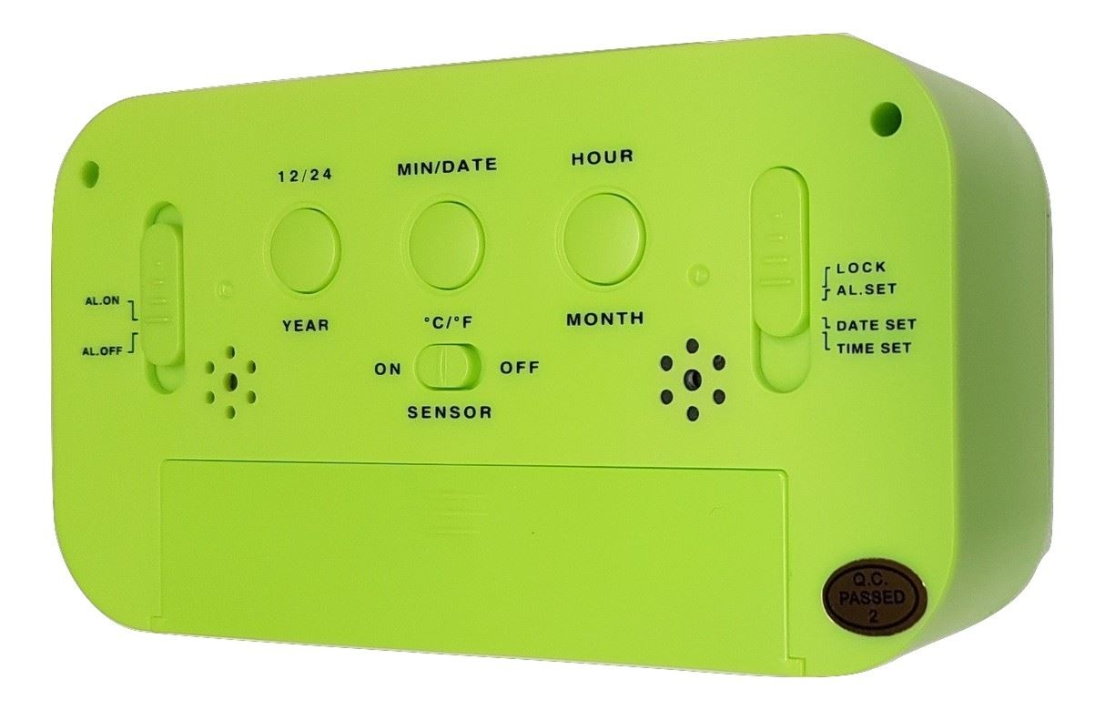 Ceas digital cu alarma-Verde 14x8x5 cm [3]