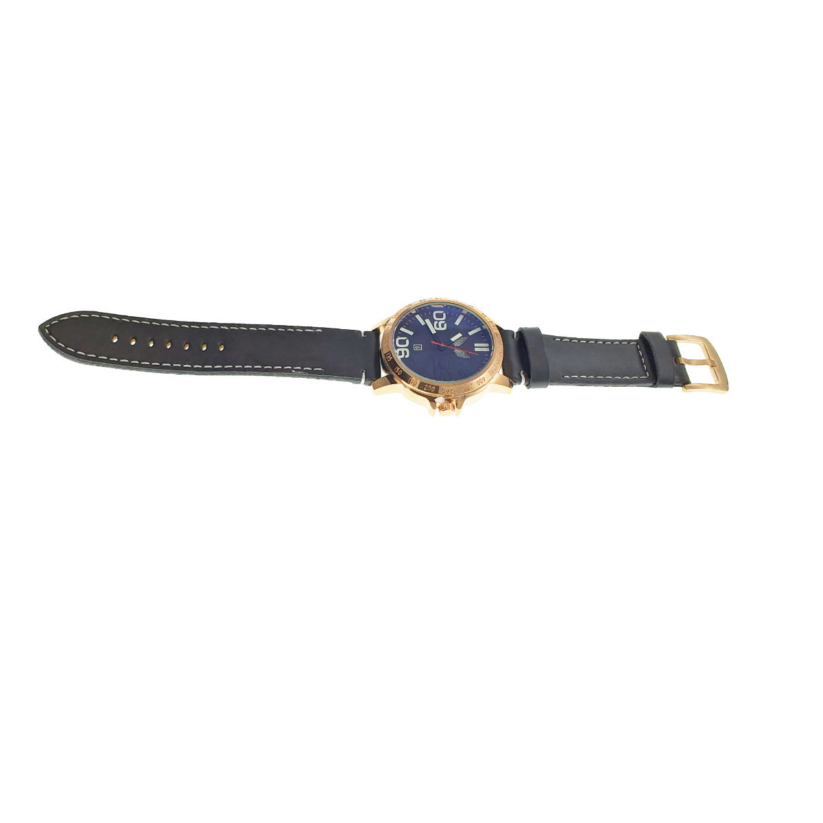 Ceas Ulysses 010, afisaj analog, carcasa 50 x 15mm, latime curea 24mm [6]