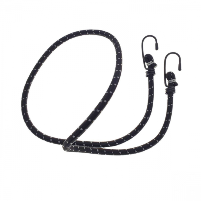 Chinga elastica FS-11635, 7mm X 100cm,coarda flexibila pentru ancorare si fixare, uz general, neagra [2]