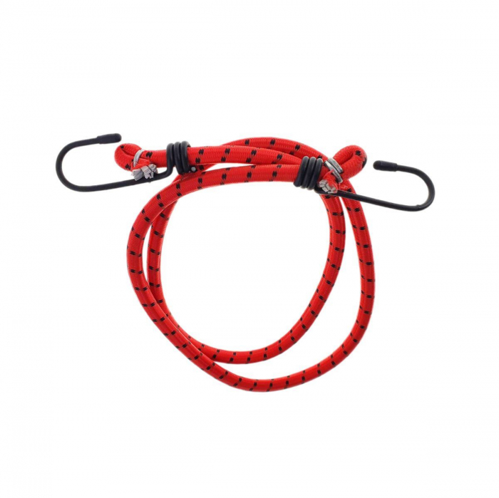 Chinga elastica FS-11635, 7mm X 100cm,coarda flexibila pentru ancorare si fixare, uz general, rosie [2]