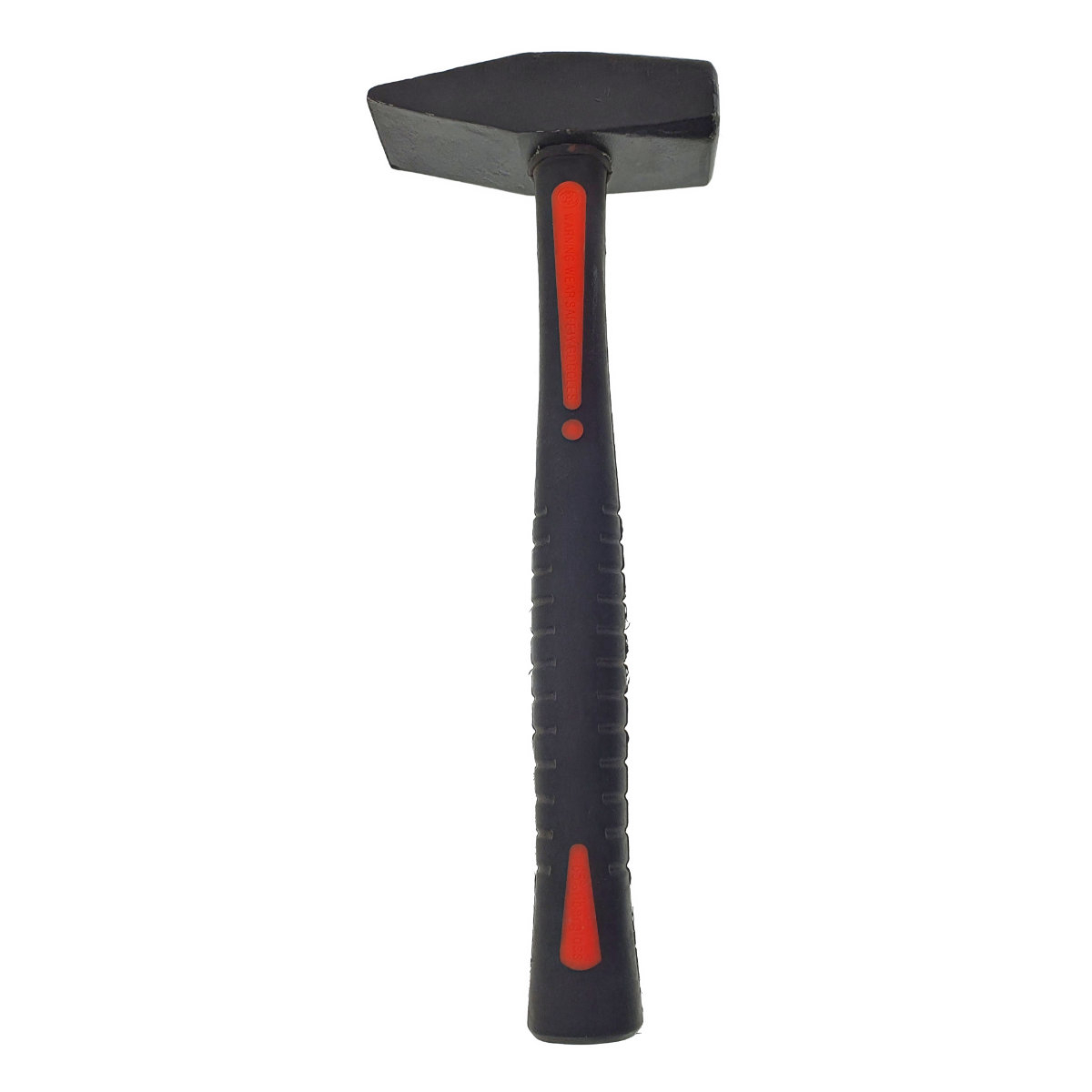 Ciocan 1500g, cu maner 335x33x28mm, din fibra, izolat, anti-alunecare, negru cu rosu [1]